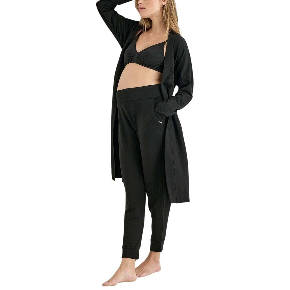 Hatch Cozy Black Indoor Outdoor Jogger Pants Size 3